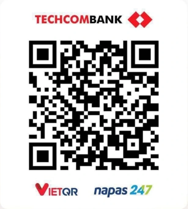 Mã VietQR chuyển khoản Techcombank của Lalendi
